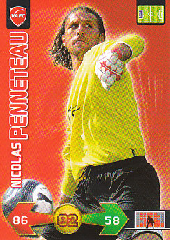 Nicolas Penneteau Valenciennse 2010 Foot Adrenalyn XL #362